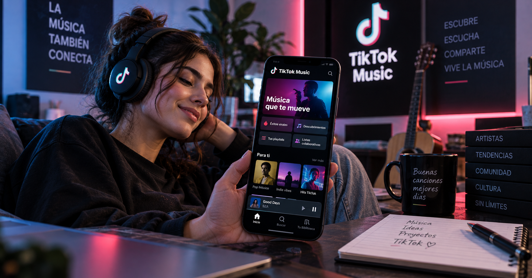 TikTok Music: Streaming musical que llega a México