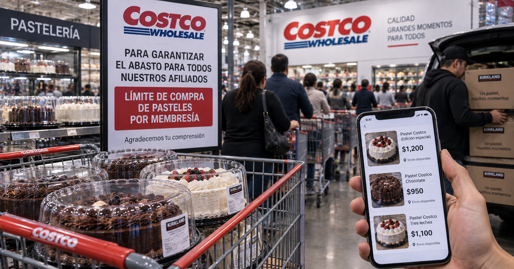 Las restricciones de venta de pasteles en Costco México
