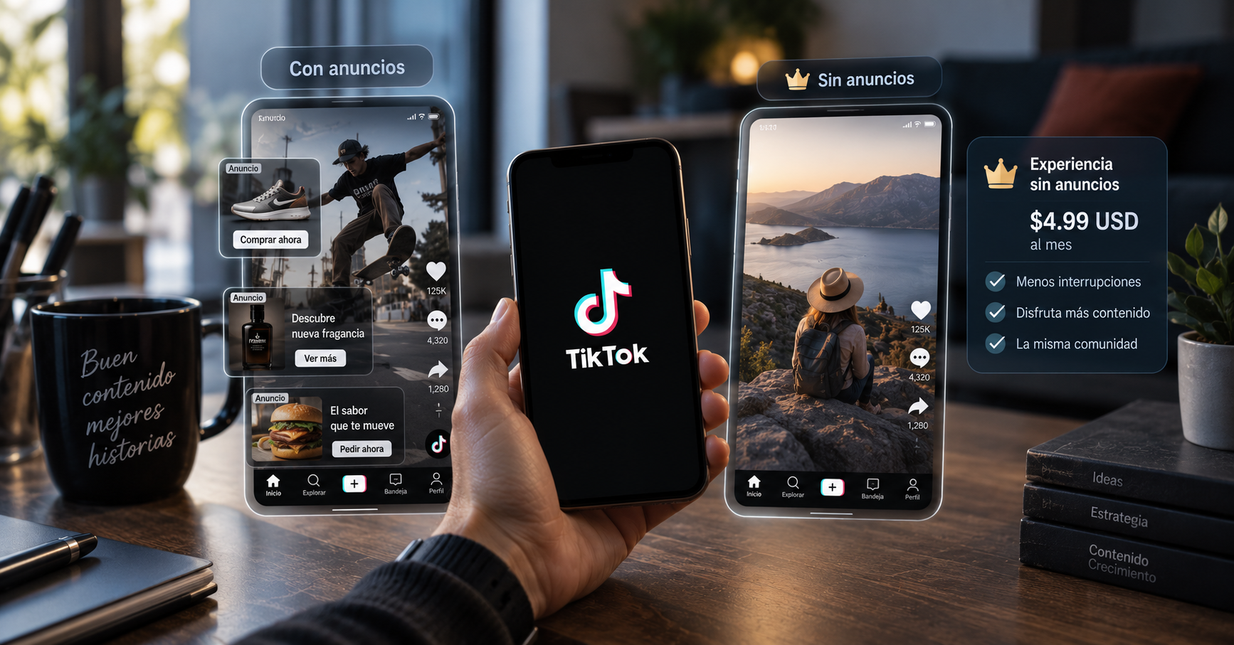 TikTok explora las opciones de suscripción de pago