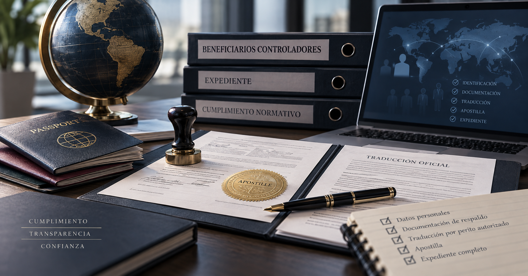 Beneficiario Controlador Extranjero: ¿Se requiere traducción y apostillado?