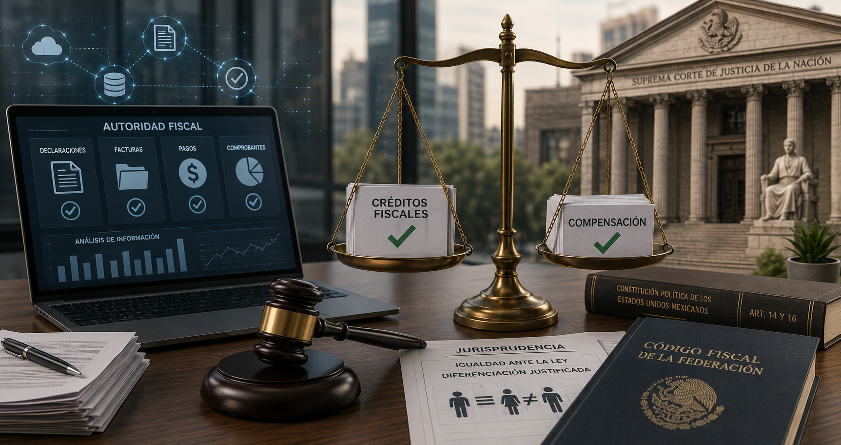 Diferencias en la procedencia de la compensación de contribuciones