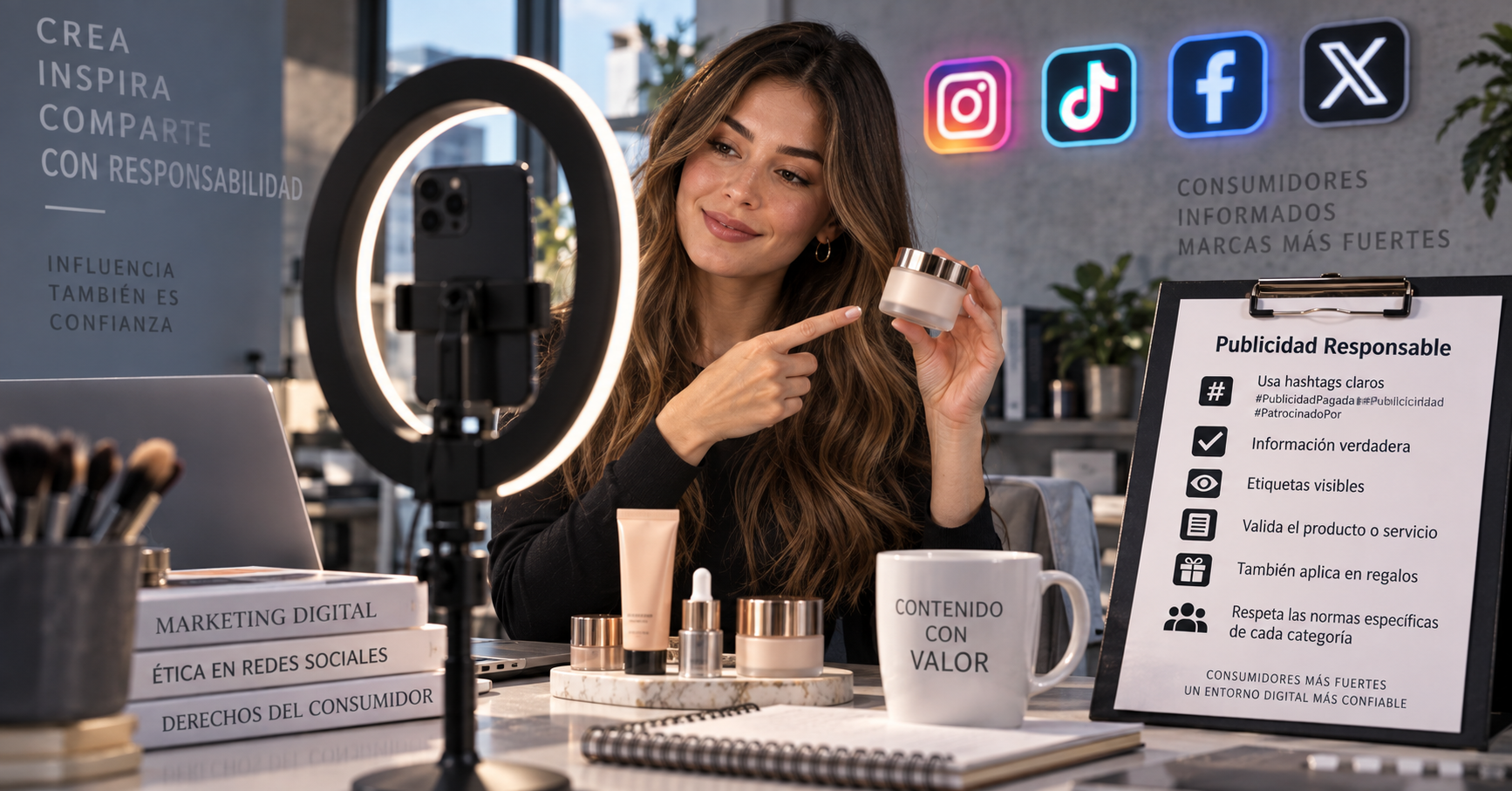 La publicidad de Influencers en mira de la PROFECO