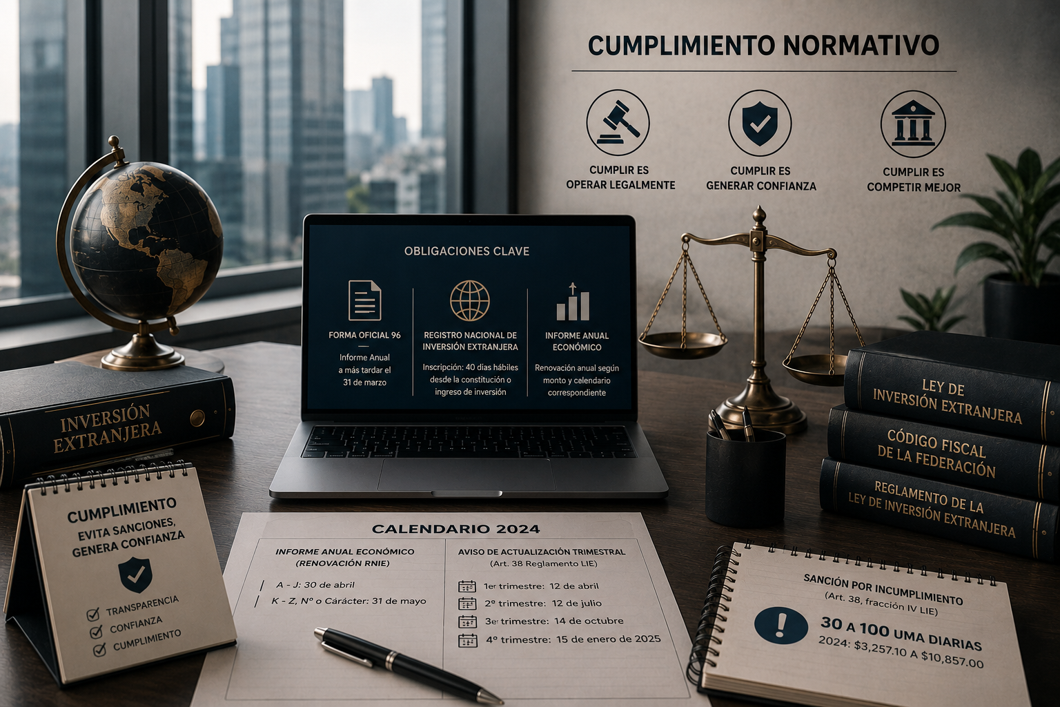 Obligaciones regulatorias en materia de inversión extranjera para 2024