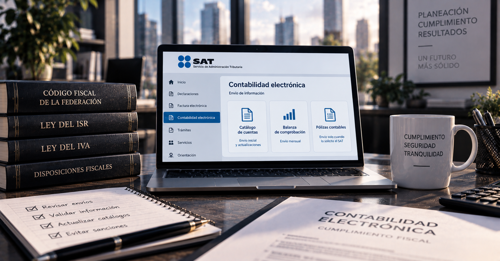 SAT impone multas por no enviar la contabilidad electrónica