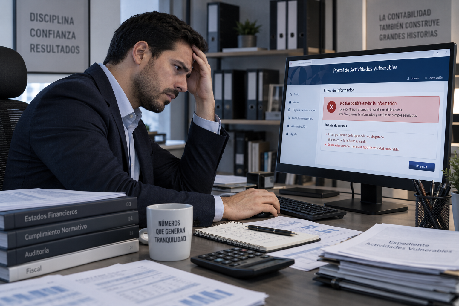 Efectos de una inscripción equivocada en Actividades Vulnerables