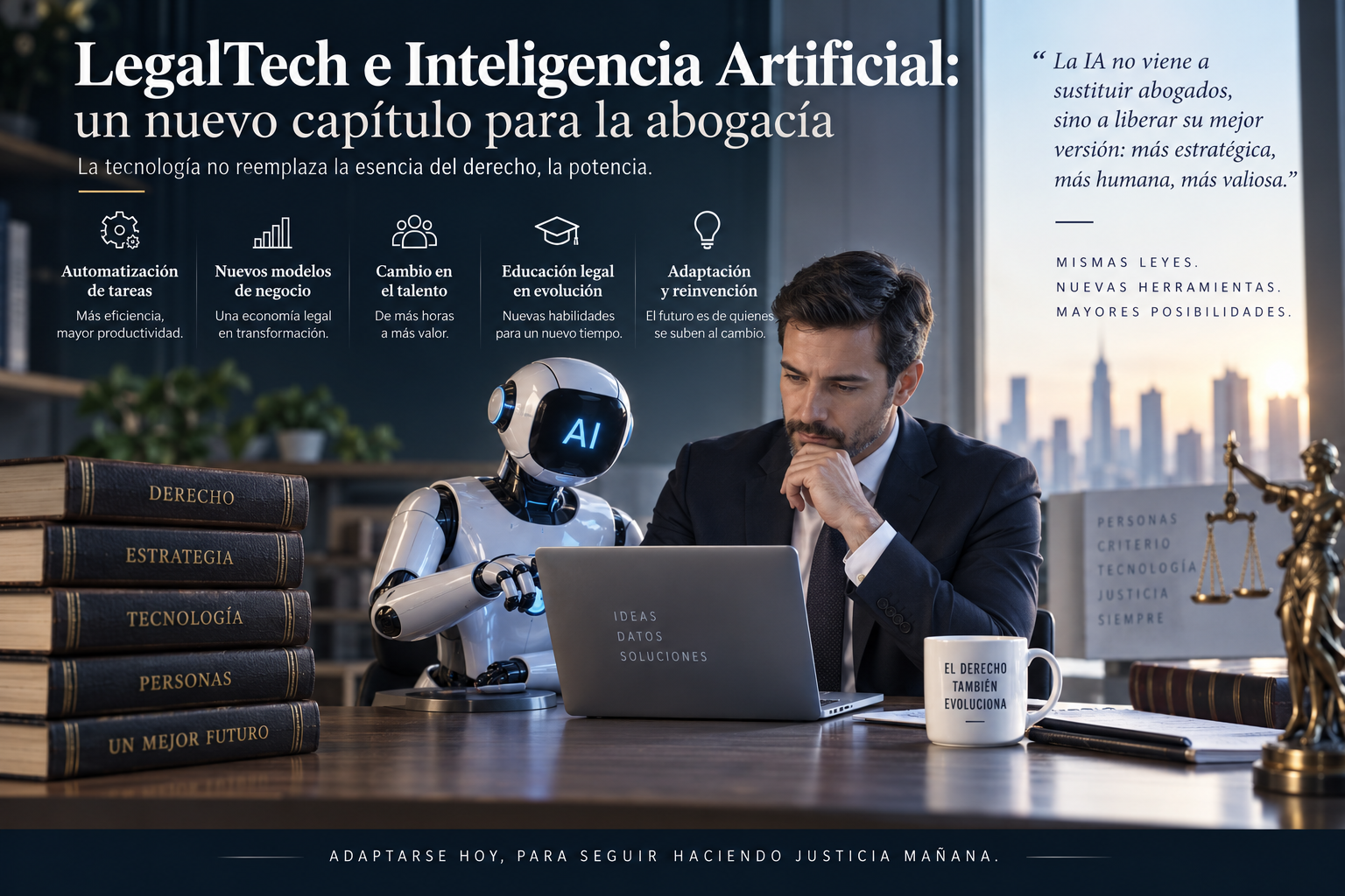 Una reflexión: ¿Hacia dónde nos lleva a la abogacía la inteligencia artificial?