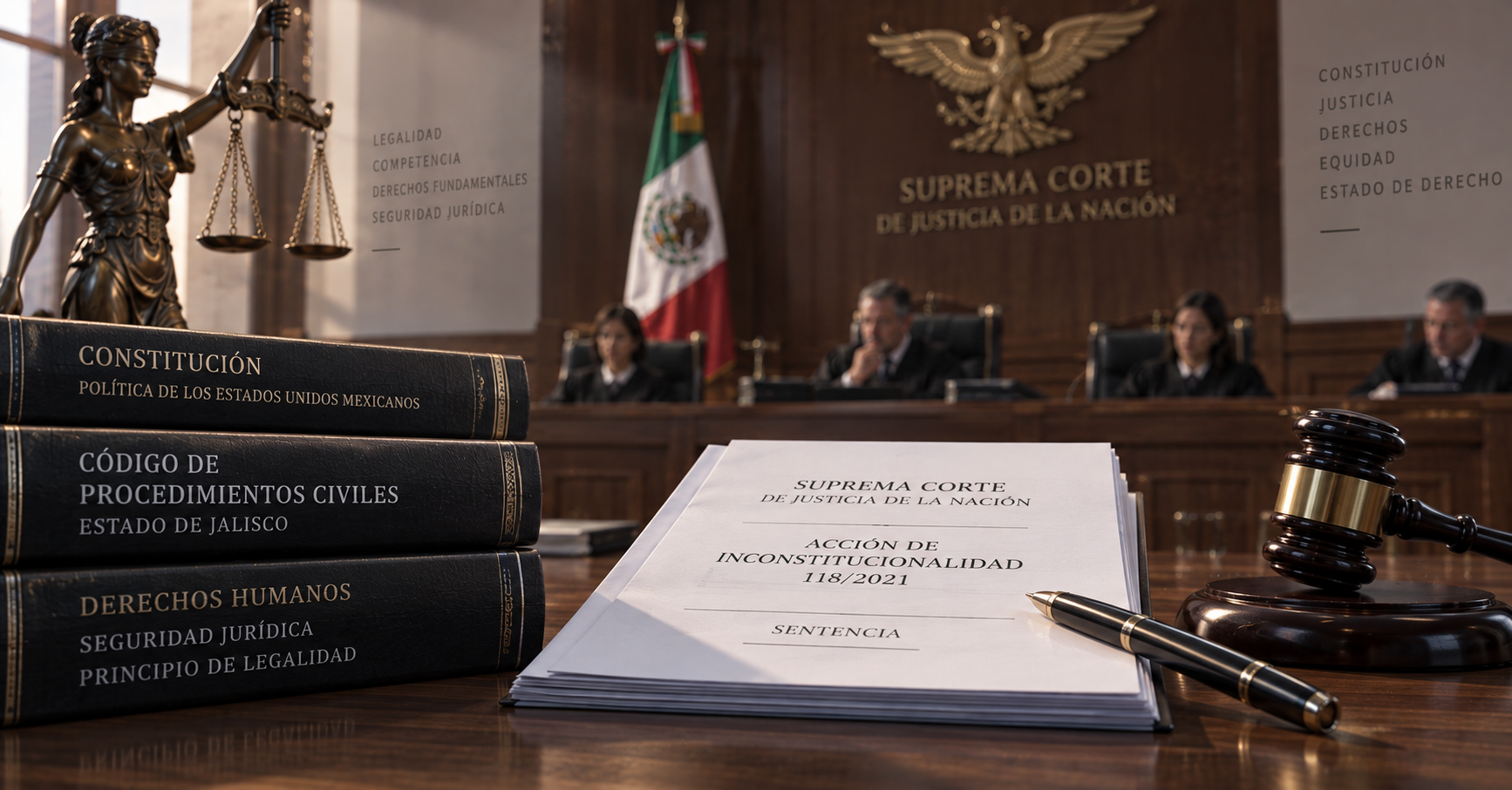 Suprema Corte invalida artículos del Código de Procedimientos Civiles de Jalisco