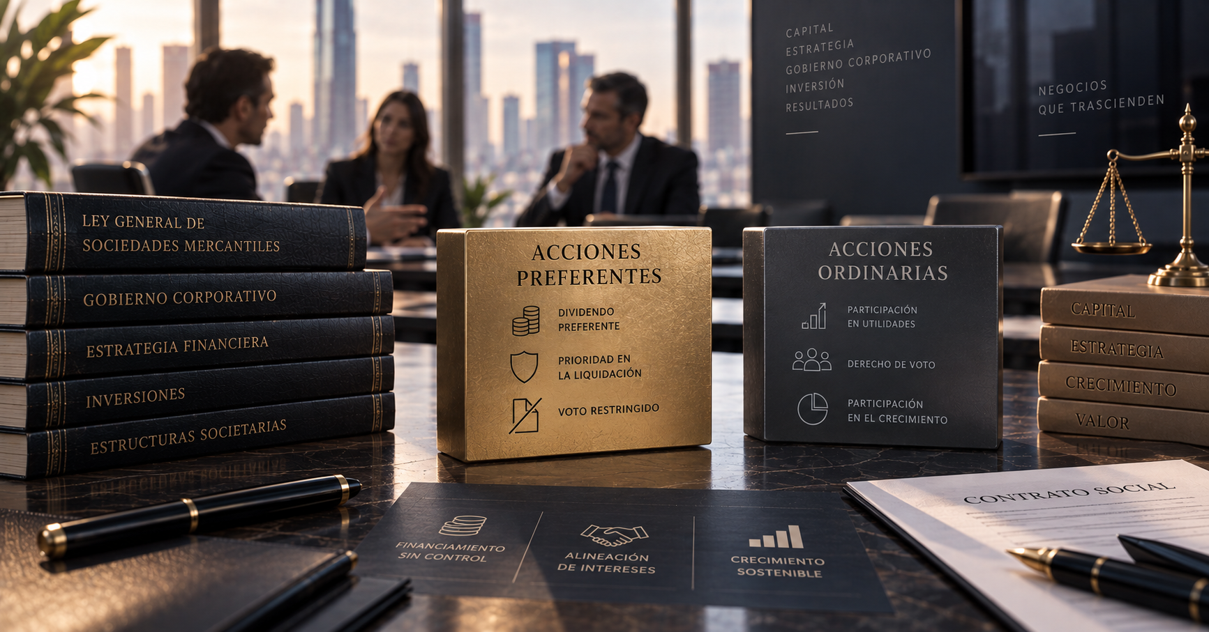 Acciones preferentes: flexibilidad y utilidad para negocios