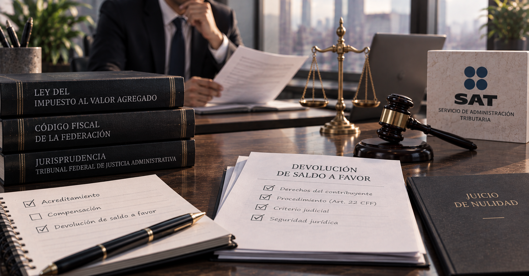 Devolución de saldo a favor y opción de acreditamiento del IVA