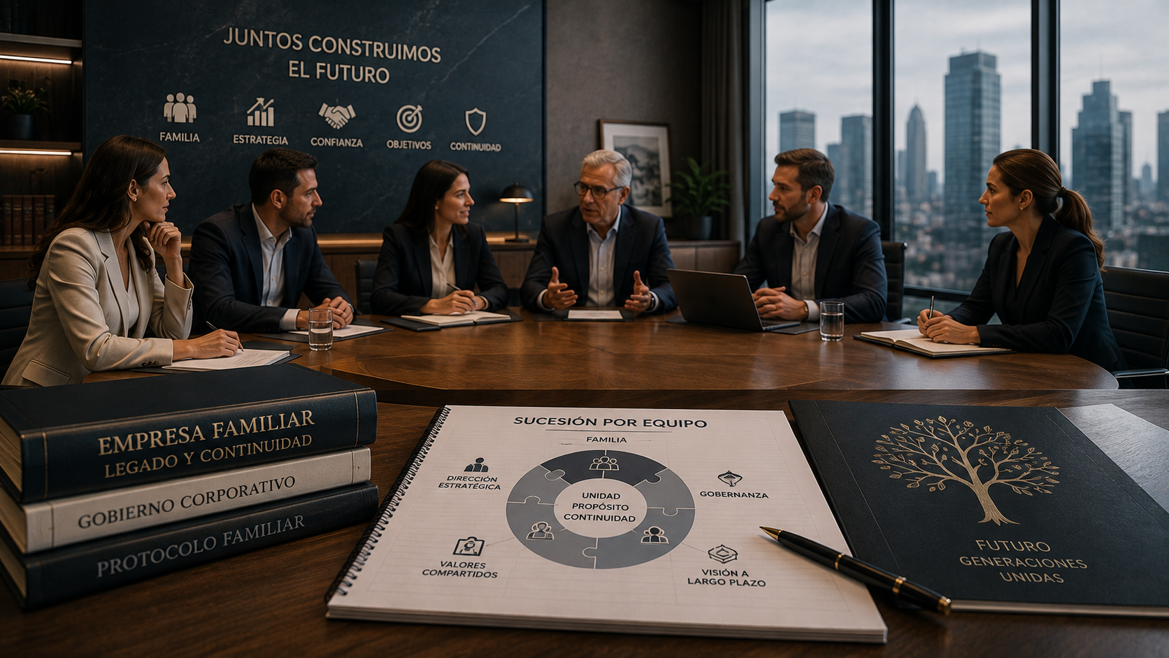 Sucesión por un equipo en las empresas familiares