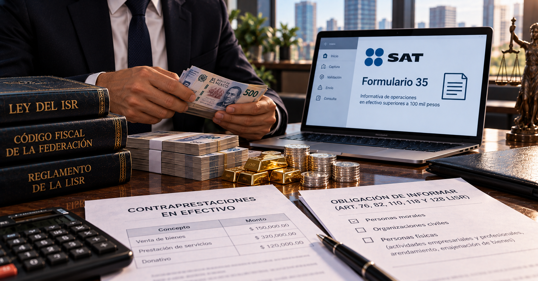 ¿Te pagan con dinero en efectivo? Ten cuidado, avisa al SAT