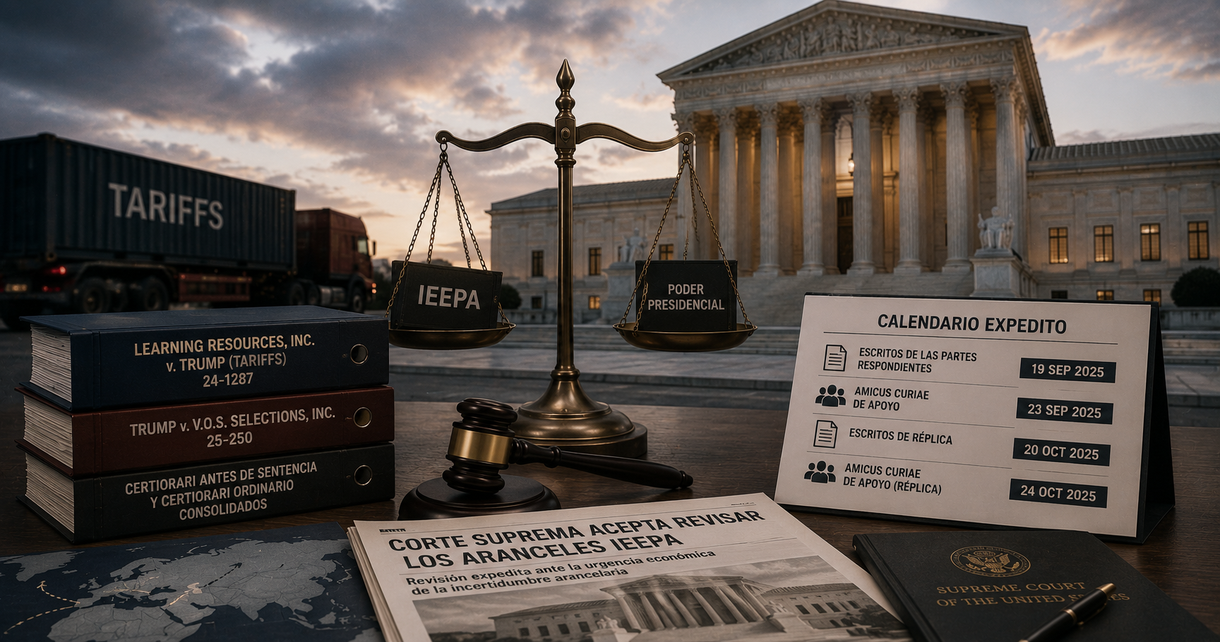 La Corte Suprema de EE.UU. acepta revisar de manera expedita la legalidad de los aranceles IEEPA