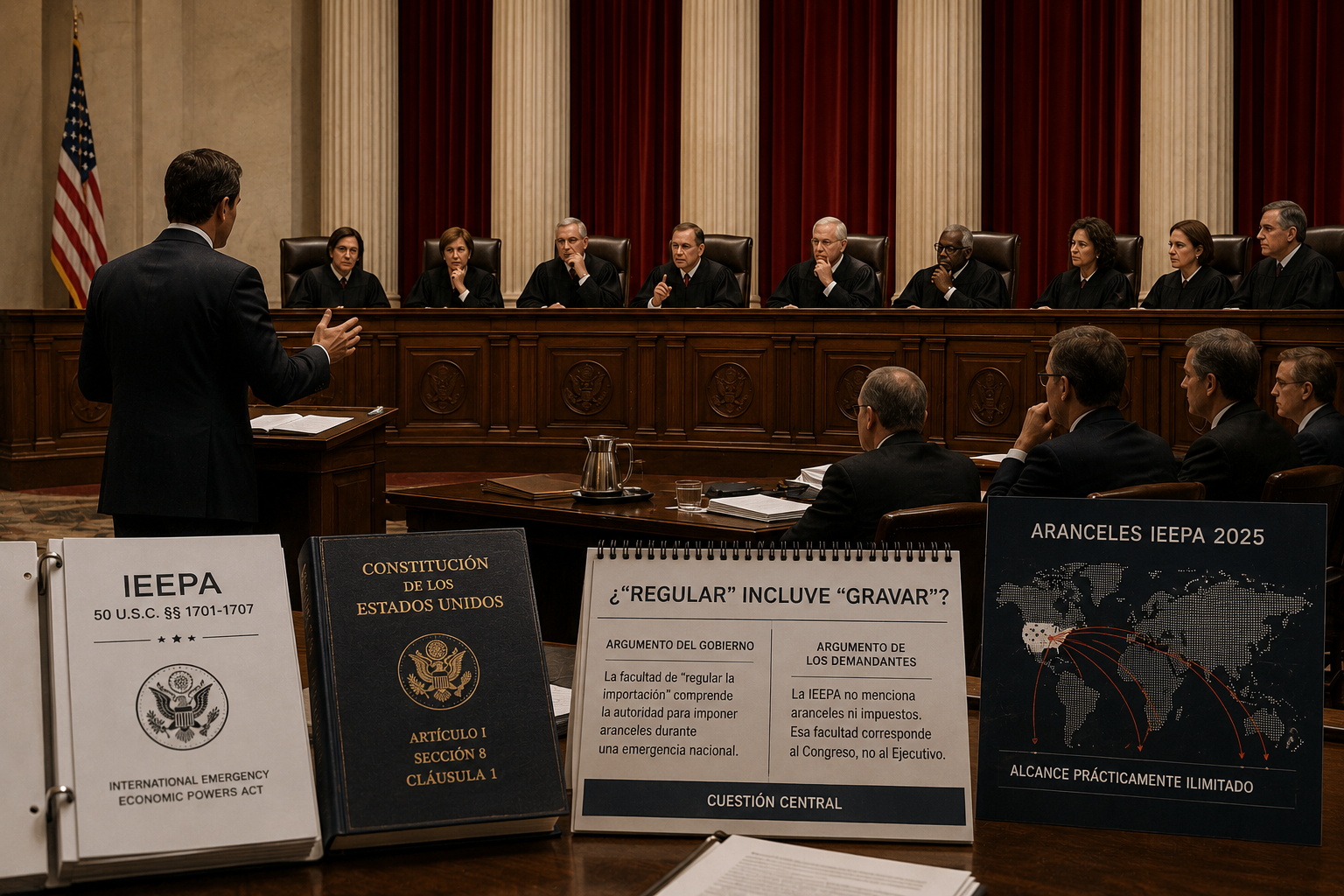 La Corte Suprema de EE.UU. escucha los alegatos sobre el poder arancelario presidencial
