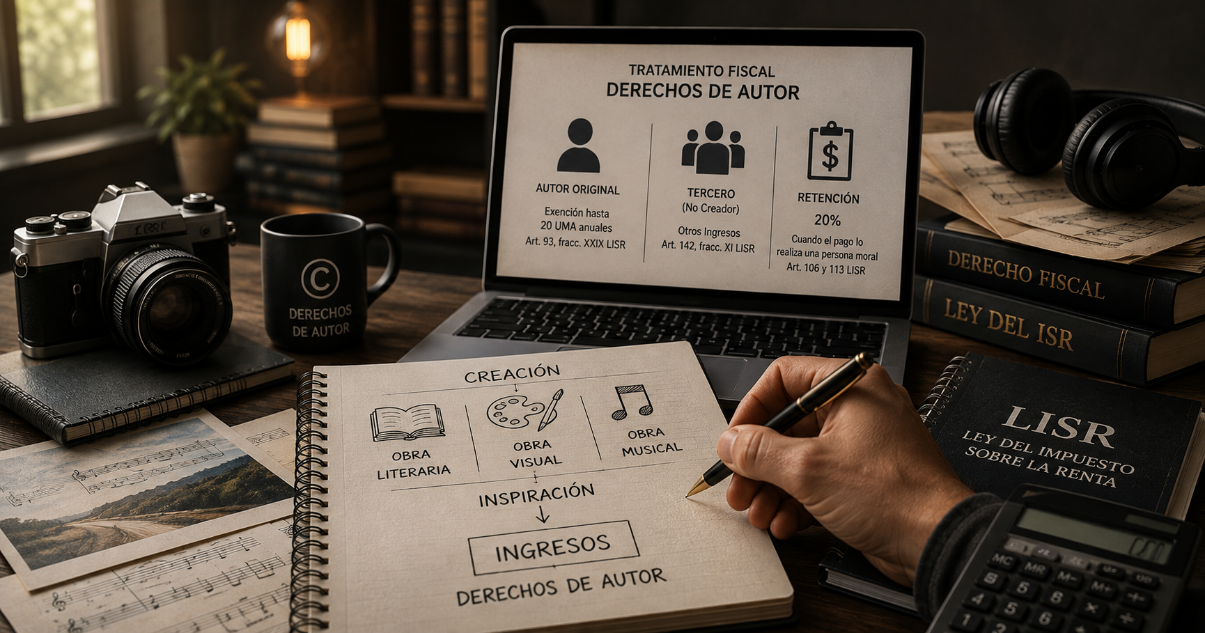 Ingresos por derechos de autor obtenidos por terceros