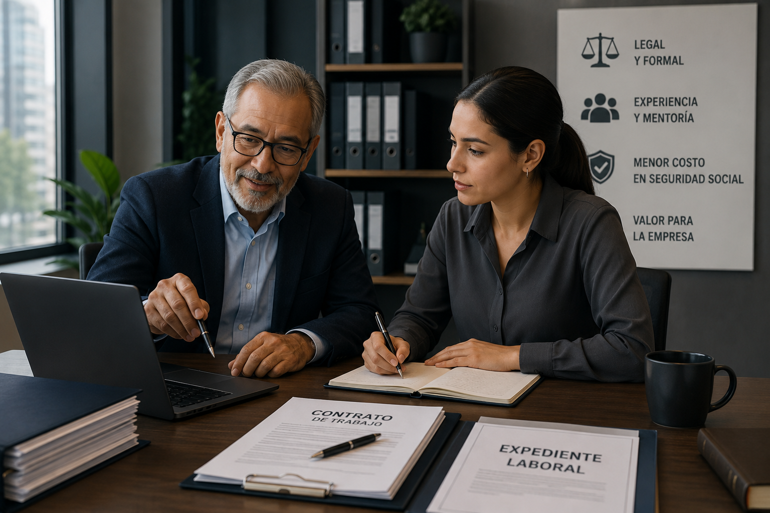 La ventaja de contratar pensionados