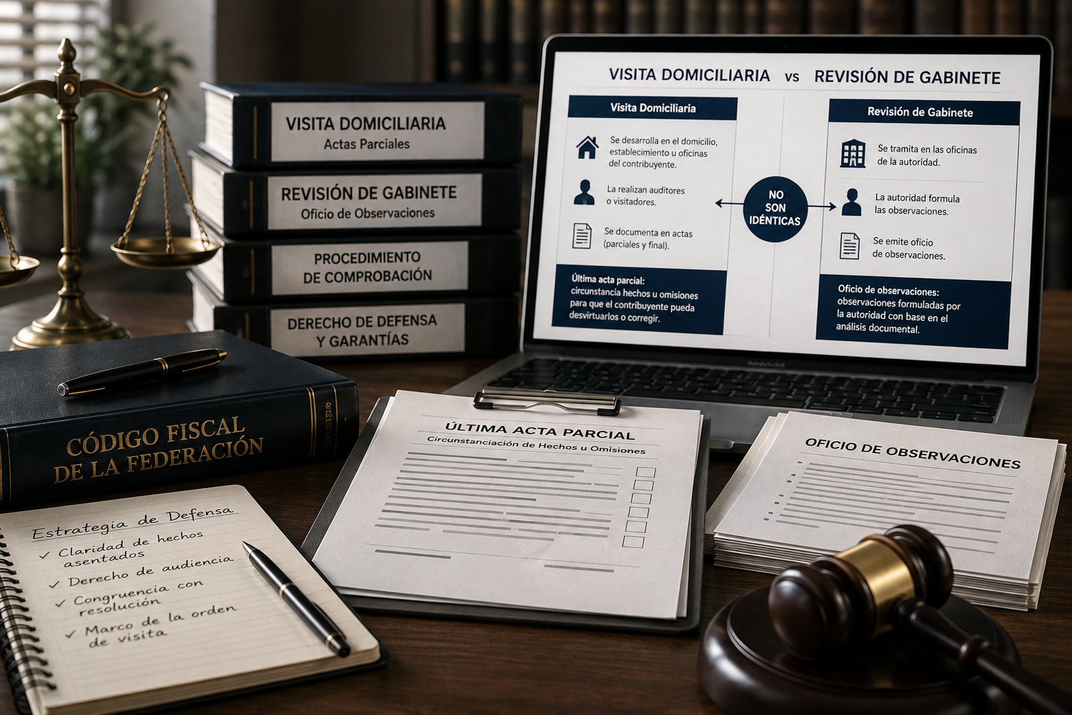 La última acta parcial no es un oficio de observaciones
