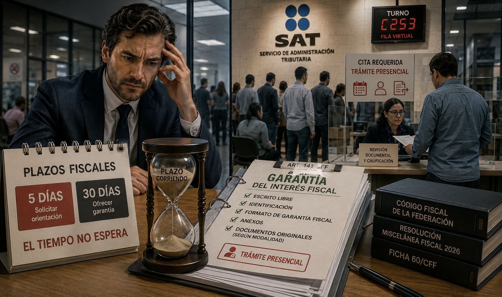 El SAT mantiene presencial el trámite del interés fiscal