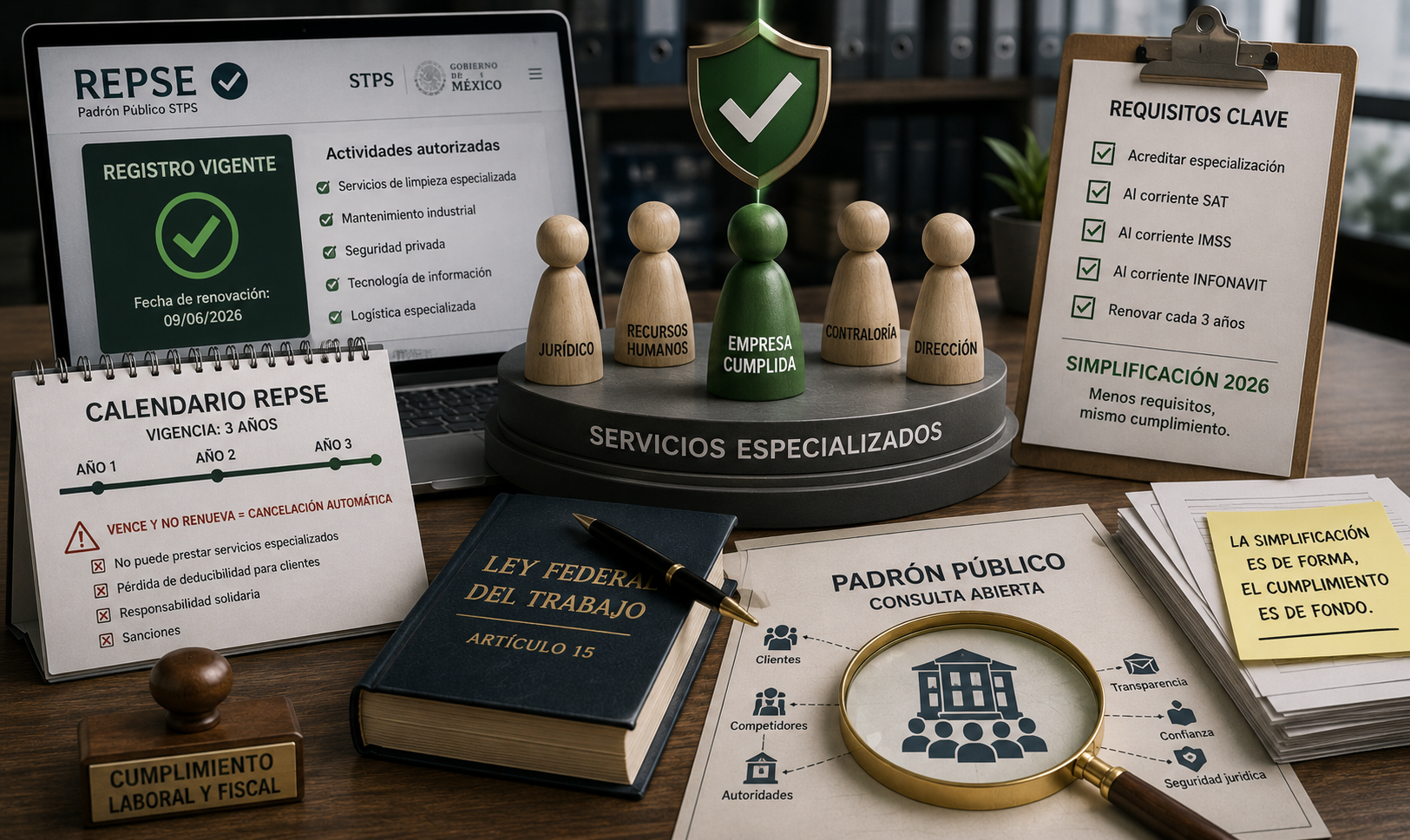 El Nuevo rostro del REPSE: menos trámite, la misma exigencia