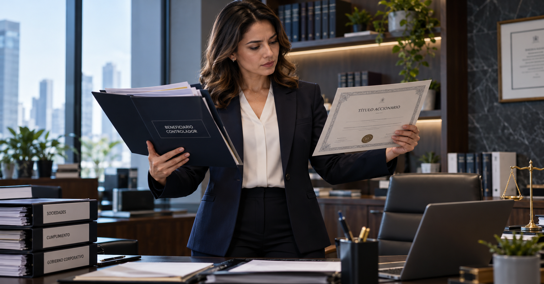 Beneficiario controlador y libro de registro de acciones