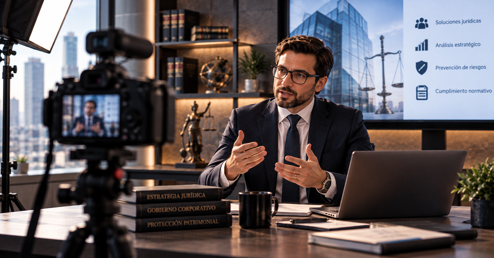La generación de contenidos visuales de firma de consultoría