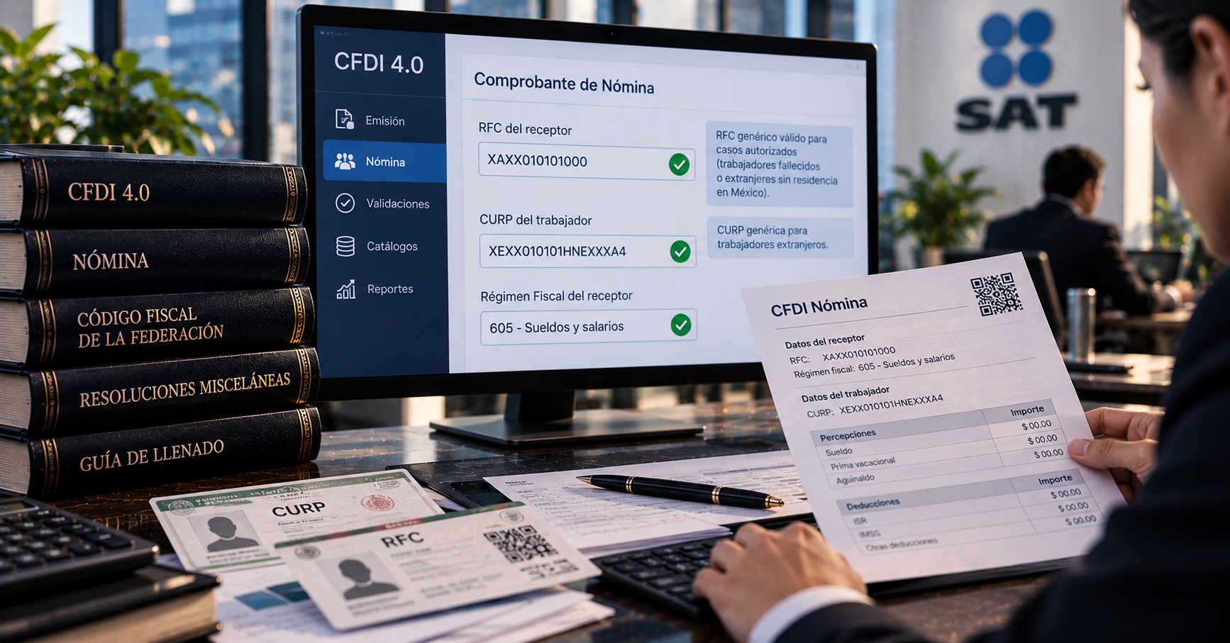 Comprobantes de Nómina CFDI 4.0 con RFC Genérico