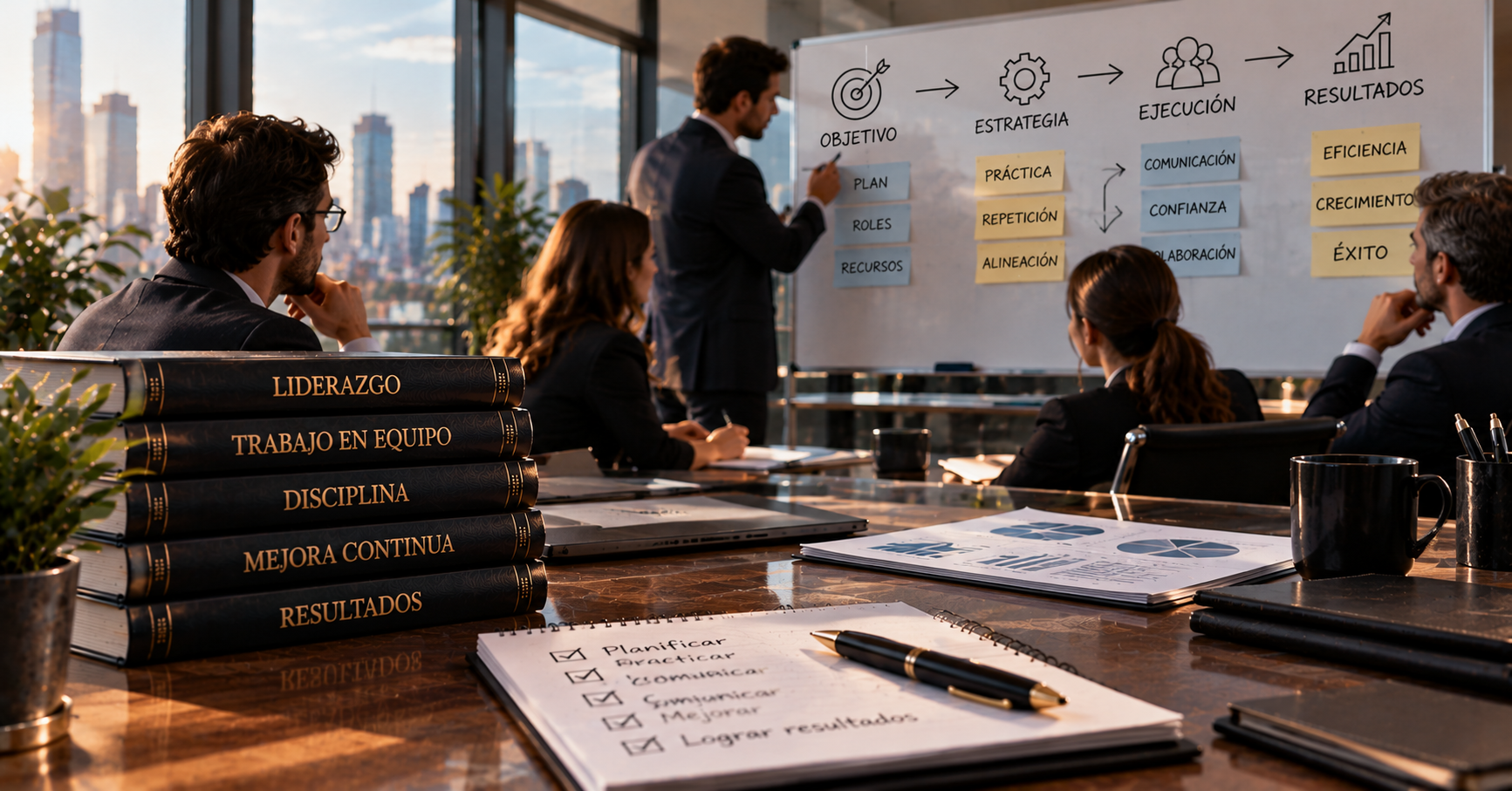 La repetición constante formadora de equipos de trabajo
