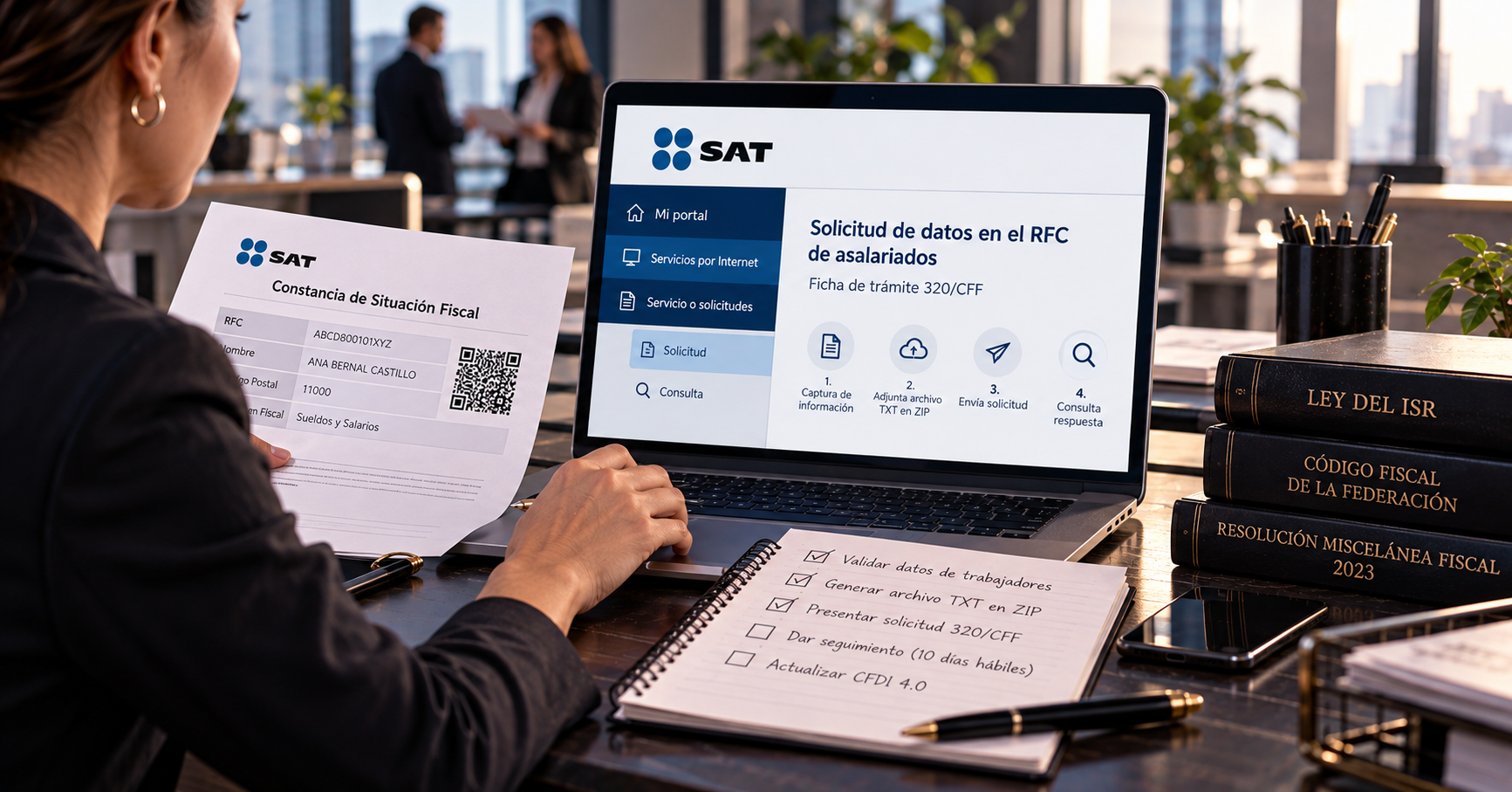 ¿Cómo obtener datos fiscales de los trabajadores para un CFDI?