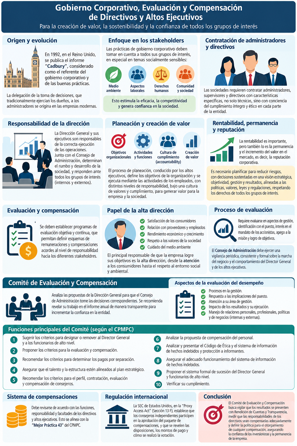 Funciones del Comité de Evaluación y Compensación