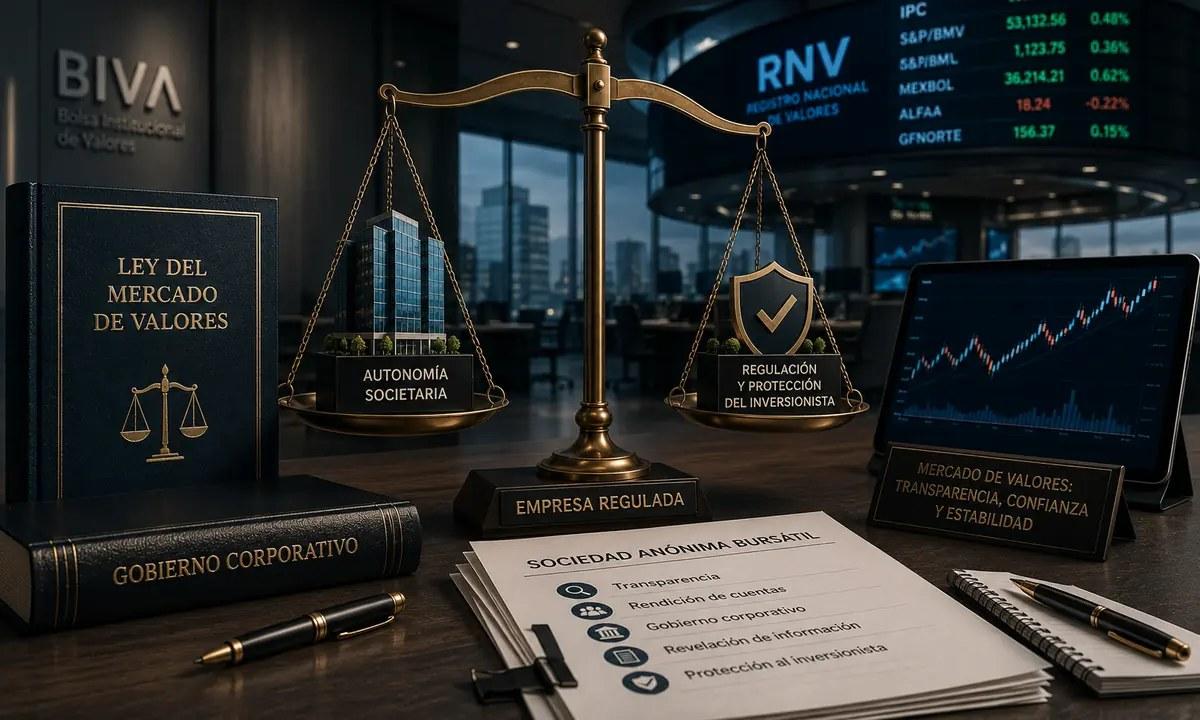La sociedad anónima bursátil como empresa regulada