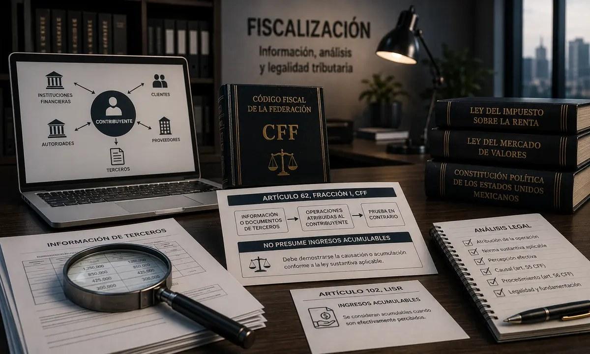 De la operación presumida al ingreso gravable