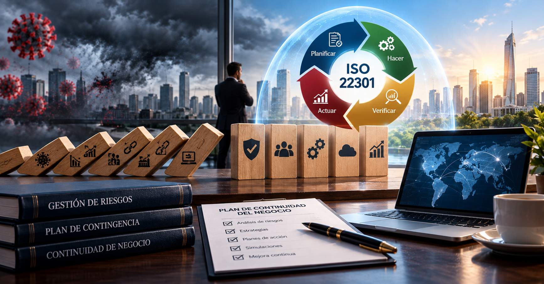 ISO 22301: El Salvador de tu negocio en tiempos de crisis